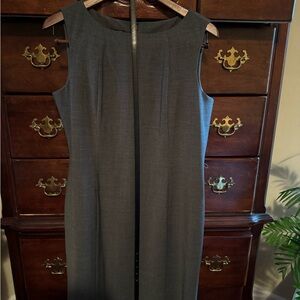 Talbots - 12P gray sleeveless dress.